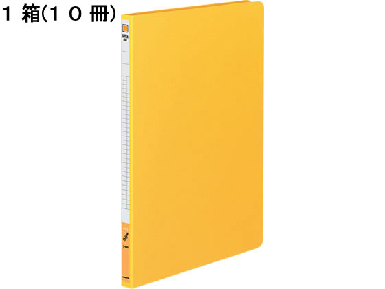 コクヨ レターファイル(色厚板紙) A4タテ とじ厚12mm 黄 10冊