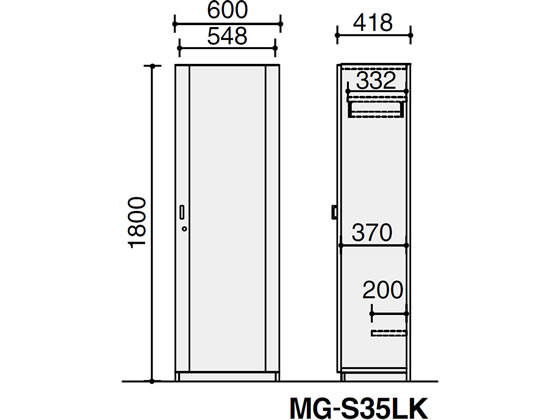 コクヨ マネージメントS350 ロッカー (1人用) W600 MGS35LKP1UN3が