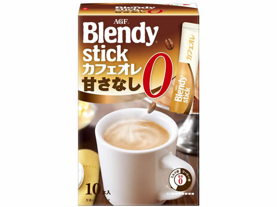 Agf ブレンディスティック カフェオレ 甘さなし 10本 13303が193円