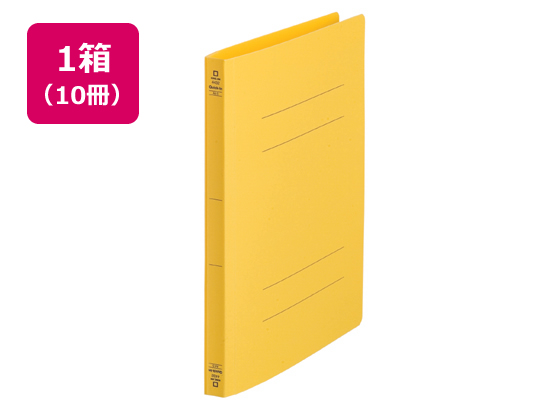 キングジム フラットファイル クイックイン〈PP〉A4タテ 黄 10冊 4432-Y