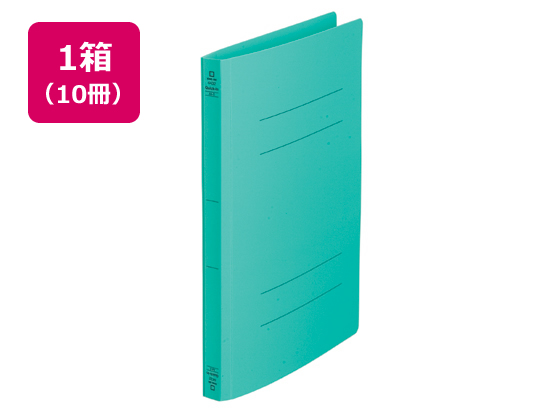 キングジム フラットファイル クイックイン〈PP〉A4タテ 緑 10冊 4432