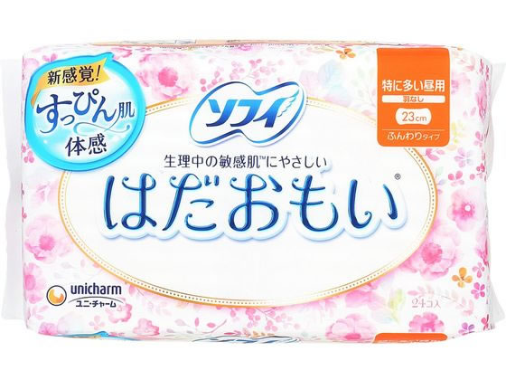 ユニ・チャーム ソフィ はだおもい 特に多い昼用 羽なし24枚が480円