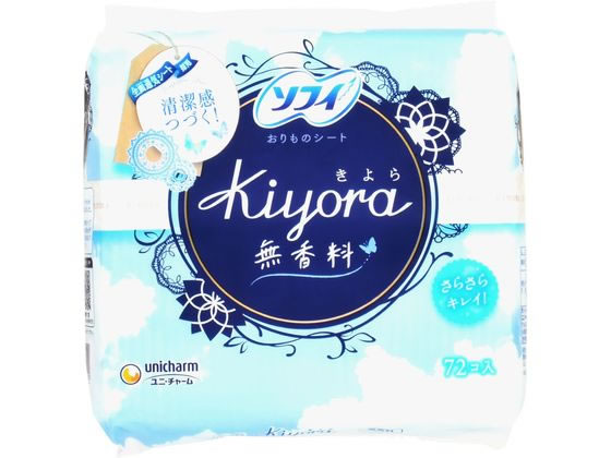 ユニチャーム ソフィ Kiyora 無香料 72枚