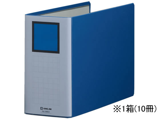 キングジム スーパードッチ脱・着イージー A4ヨコ とじ厚100 10冊