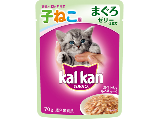 マース カルカン パウチ 子ねこ用 まぐろ 70g KWP71