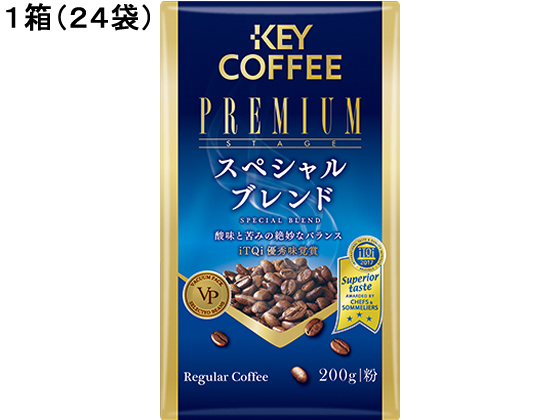 キーコーヒー レギュラーコーヒー(粉) 200g×２４-