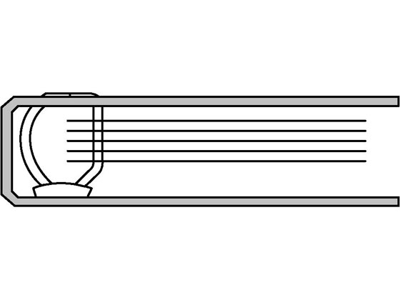 リヒトラブ D型リングファイル A4タテ 4穴 背幅64mm 黒 10冊 G1280-24