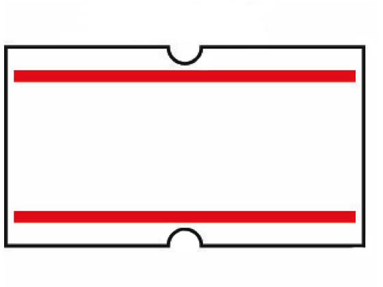 ニチバン Sho-Hanラベラーこづち用ラベル赤二本線 10巻 SH-12N