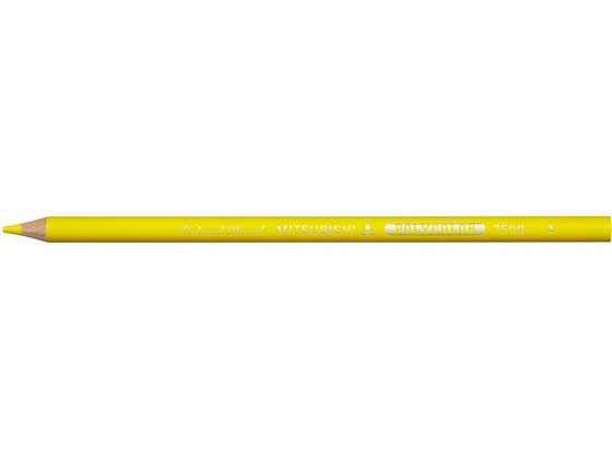 三菱鉛筆 ポリカラー(色鉛筆)きいろ 12本 K7500.2