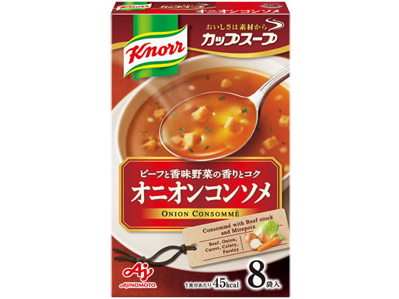 味の素 クノール カップスープ オニオンコンソメ 8袋入が484円