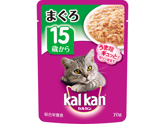 マース カルカン パウチ 15歳から まぐろ 70g KWP52