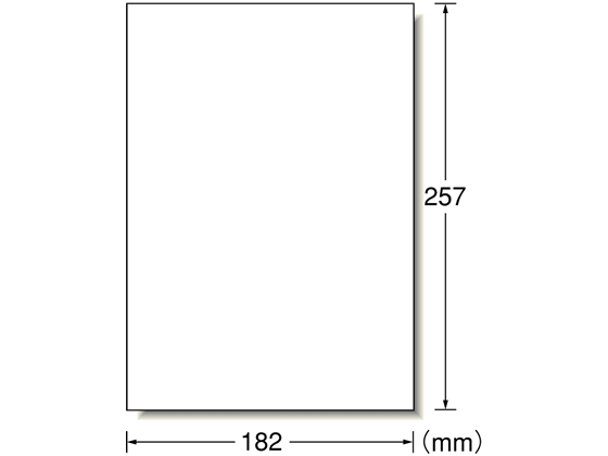 エーワン ラベルシール B5 ノーカット ホワイト 26枚 28408