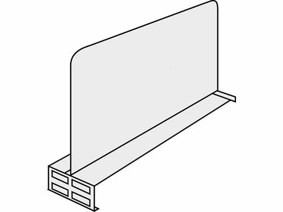 コクヨ イージーラック用移動仕切板 D450用 SED-255SNF1