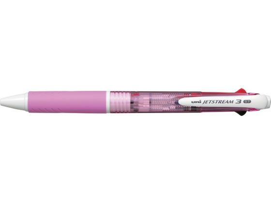 三菱鉛筆 ジェットストリーム3色ボールペン0.7mm ピンク