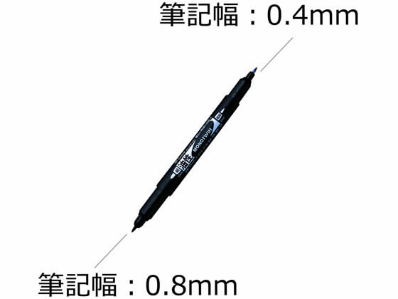 トンボ鉛筆 油性マーカー モノツイン極細E 黒 OS-TME33が81円