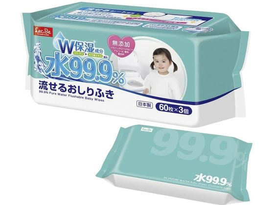 ���b�N 99.9�����邨����ӂ�60��X3 �����邨����ӂ� �E�F�b�g�V�[�g 25-3249-00 E00870(60�}�CX3�R)