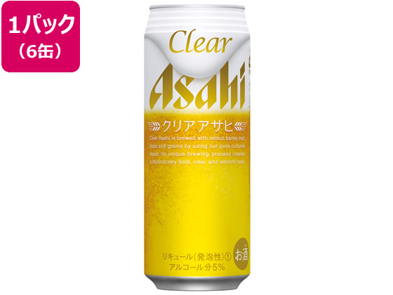 酒)アサヒビール クリアアサヒ 5度 500ml 6缶