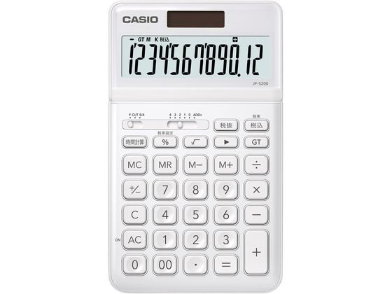 �J�V�I �X�^�C���b�V���d�� �W���X�g�^�C�v 12�� �z���C�g JF-S200-WE-N