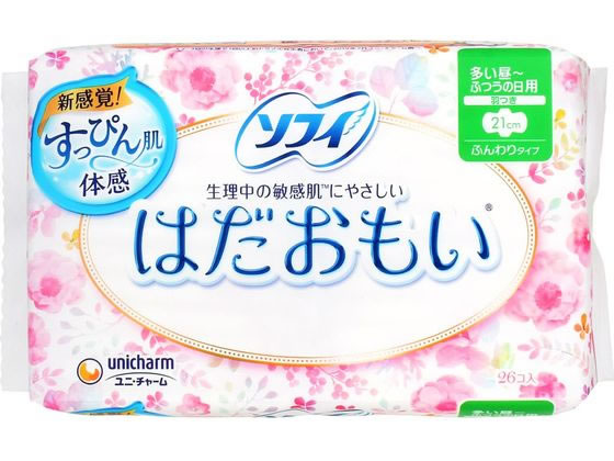 ユニチャーム ソフィはだおもい ふつうの日用 羽つき 26枚