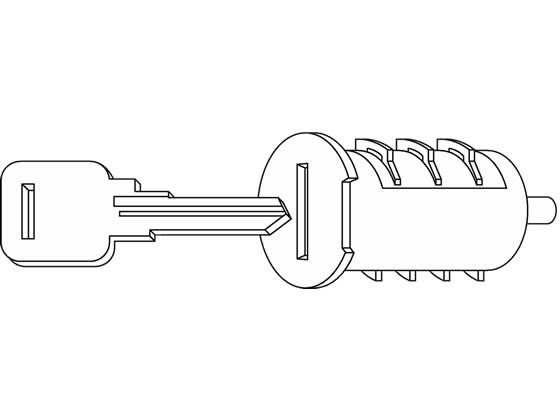 プラス 鍵内筒1個セット 674904 ST-NA1