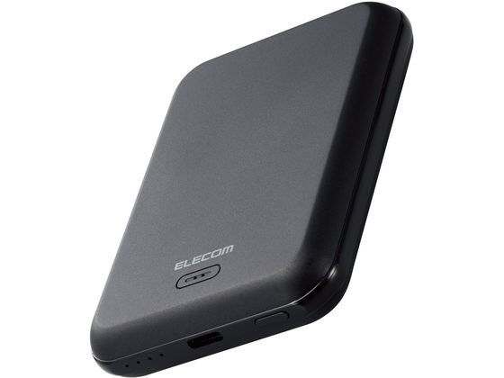 エレコム モバイルバッテリー 5000mAh 12W DE-C40-5000BK