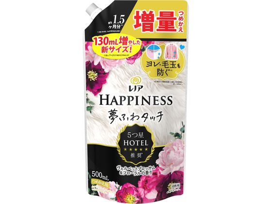 P & G レノア ハピネス 夢ふわタッチ ブロッサム&フローラル 詰替 500mL