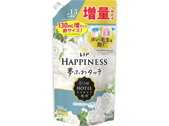 P & G レノア ハピネス 夢ふわタッチ ホワイトティー 詰替 500mL