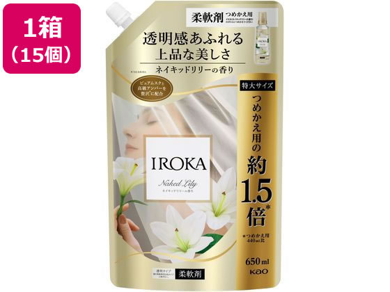 KAO IROKA lCLbh[ XpEg 650mL~15