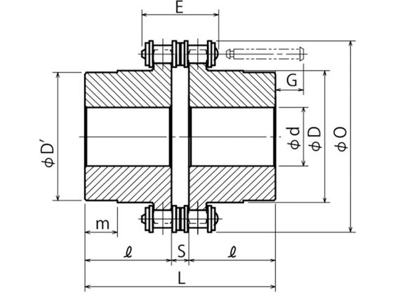 カタヤマ カップリングスプロケットホンタイ 使用チェーンピッチ25.4mm 8018H