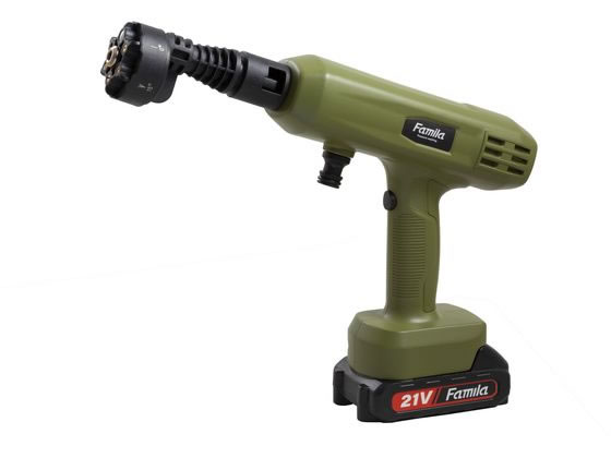 ファミリー・ライフ ハンディ高圧洗浄機12点セット+予備バッテリ 04357