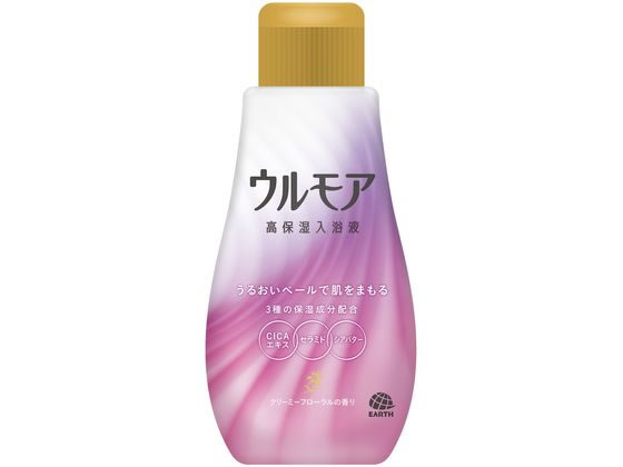 アース製薬 ウルモア 高保湿入浴液 クリーミーフローラル 本体 600mL