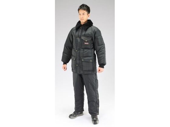 エスコ 防寒服上下セット Navy XL EA915GM-8