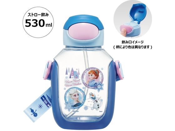 スケーター ワンプッシュストローボトル 530mL アナと雪の女王23 PDSH6DX