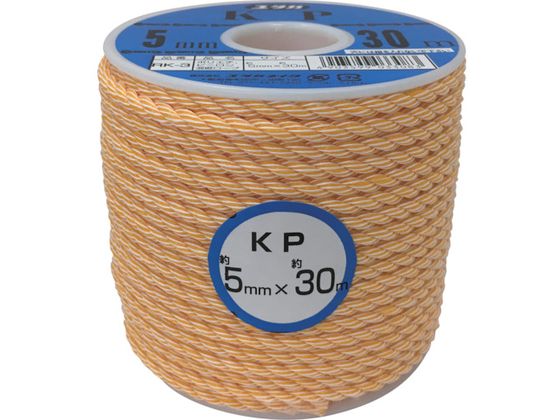 ユタカメイク ロープ KPロープボビン巻 5φ×30m RK-3