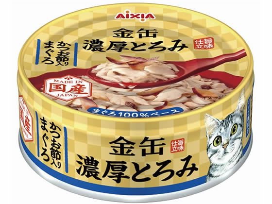 アイシア 金缶濃厚とろみ かつお節入りまぐろ 70g