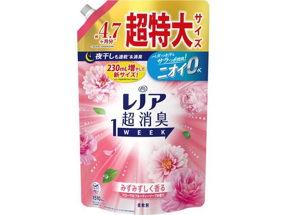 P & G レノア超消臭1week フローラルフルーティーソープ 超特大 1510mL