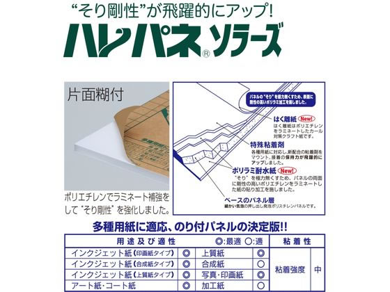 プラチナ ハレパネ ソラーズ B1(L判) 5mm厚(片面糊付) 10枚 ASRL1-5が15,433円【ココデカウ】