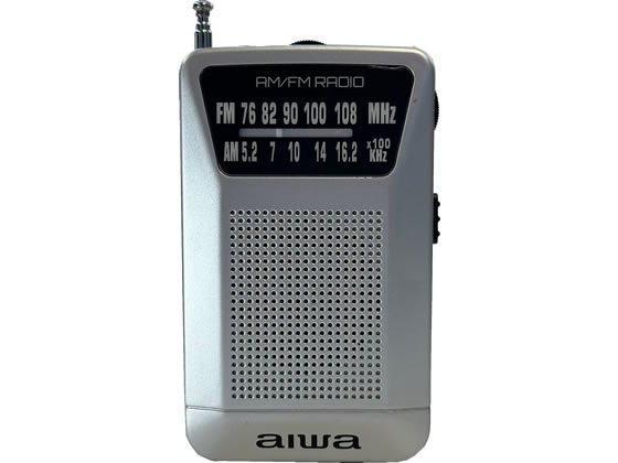 aiwa ポータブルポケットラジオ GAA4-PPR0001(SV)