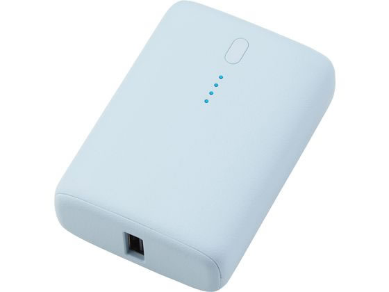 エレコム モバイルバッテリー10000mAh ブルー DE-C56L-10000BU