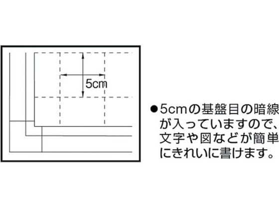 TRUSCO スチール製ホワイトボード 白暗線入り 600×900 GH-122A 5204313