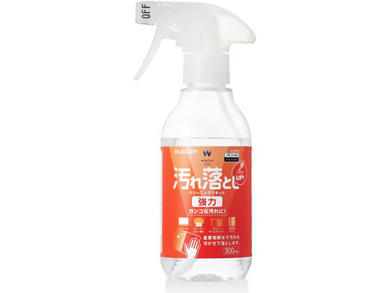 エレコム OAクリーナー 強力 重曹 帯電防止 300ml CK-JU300