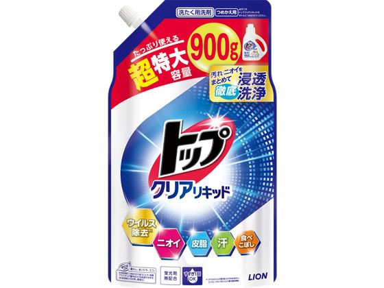 ライオン トップ クリアリキッド つめかえ用 超特大 900g