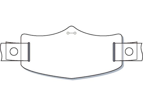 つくし e帽章 白無地 ヘルメット用樹脂バンド付 WE-101H