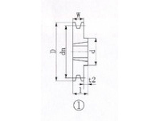 EVN ブッシングプーリー SPA 170mm 溝数1 SPA170-1 3805484が5,303円