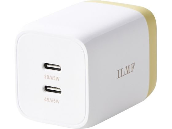 エレコム USB Type-C コンセント 充電器 イエロー MPA-ACCP43YL-IL