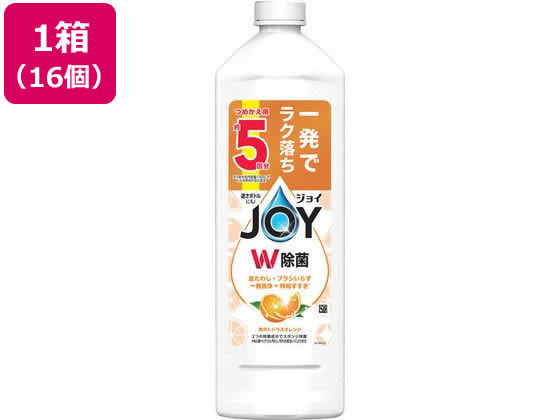 P & G 除菌ジョイコンパクト 贅沢シトラスオレンジ詰替特大670mL 16個