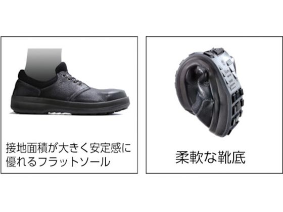 シモン 安全靴 短靴 SL11-BL黒／ブルー 27.0cm SL11BL-27.0 4007344が