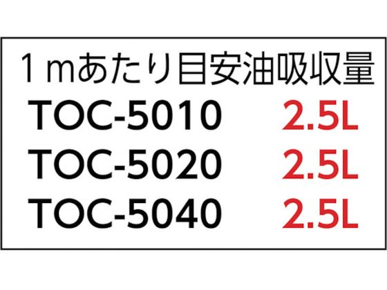 TRUSCO オイルキャッチャー 500mm幅×40m 油用 TOC-5040