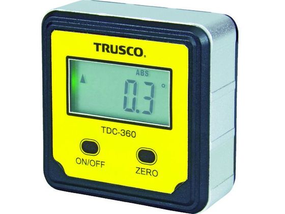 TRUSCO デジタル水平傾斜計 デジキュービック TDC-360