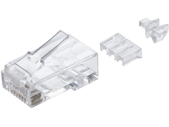 エレコム 自作用RJ45コネクター 100個 LD-6RJ45T100／L